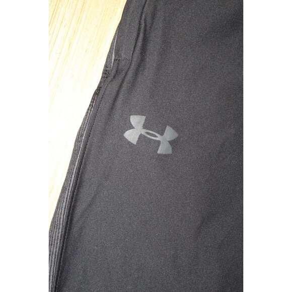 Under Armour Vanish Fitted Jogger Pants-Men LARGE x 30" Inseam-Black-Zip Pockets - Picture 4 of 9